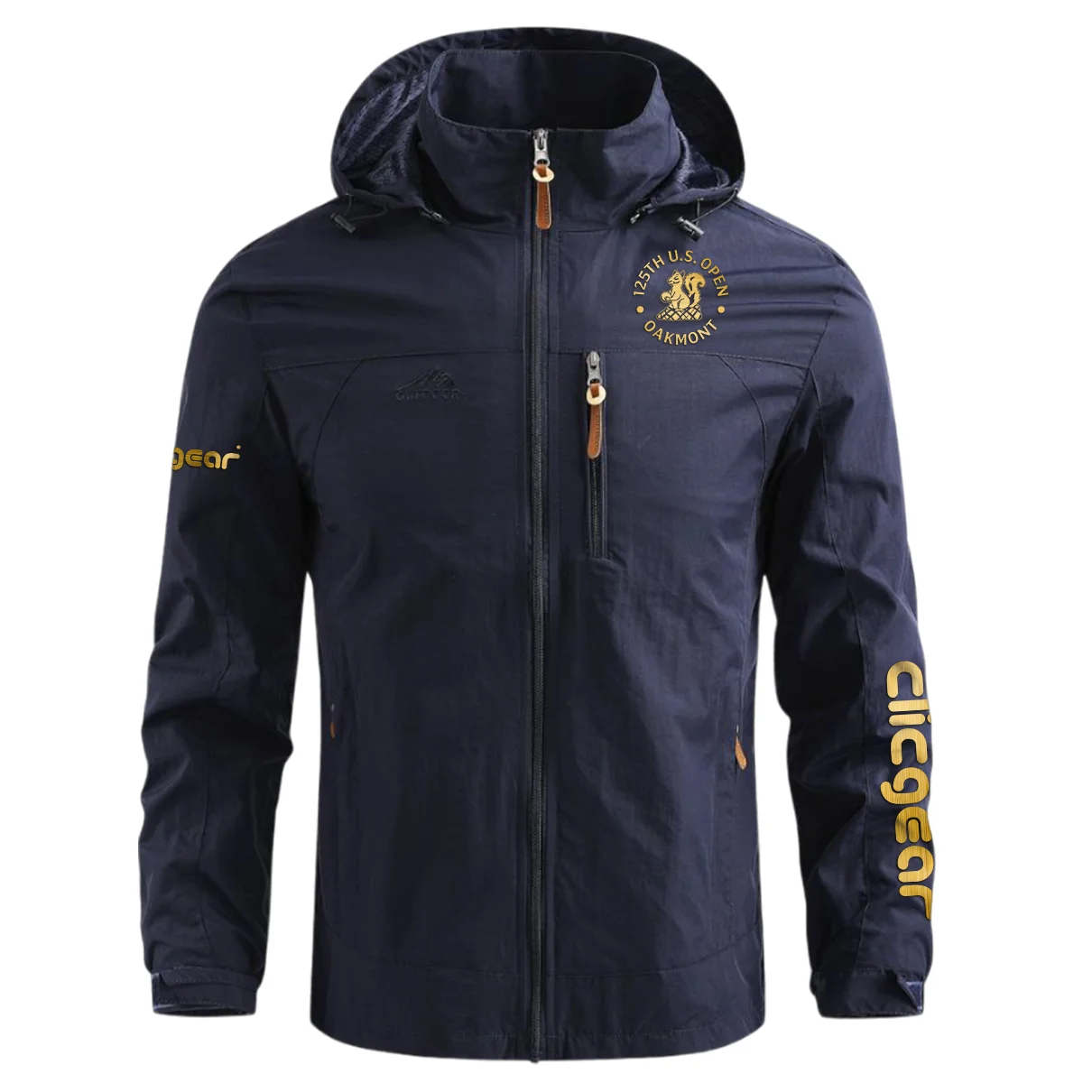 Special Release Clicgear 125th U.S. Open Oakmont Waterproof Outdoor Jacket QTUSG231024A1CLI - Blue