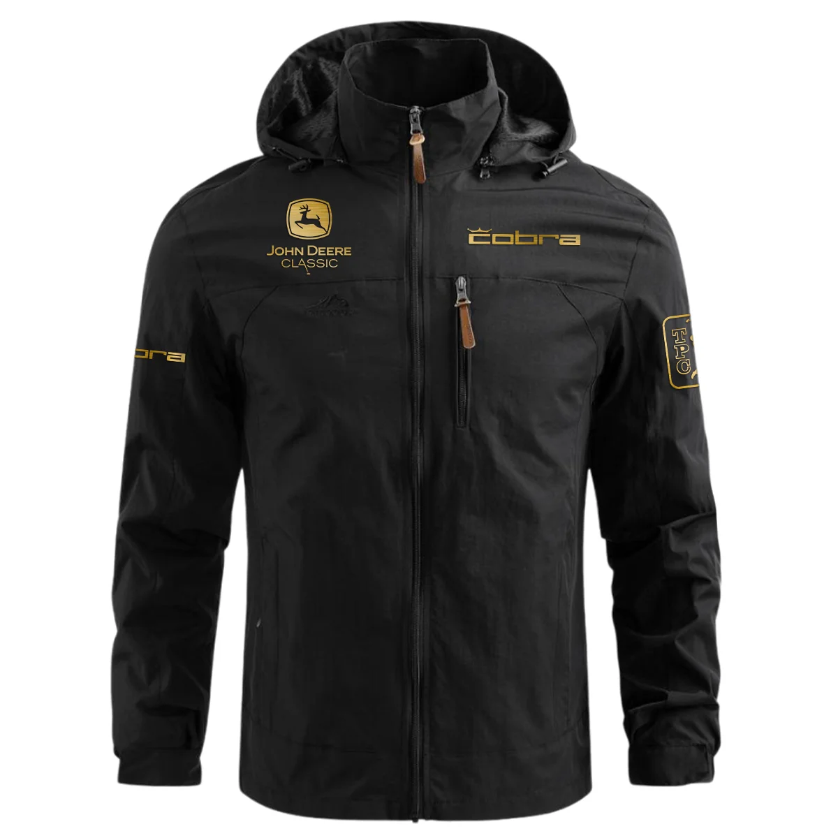 Special Release Cobra Golf John Deere Classic Waterproof Outdoor Jacket QTJD231024A01CB - Black