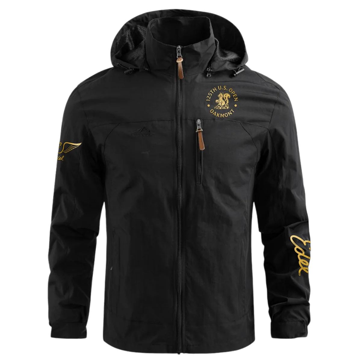 Special Release Edel Golf 125th U.S. Open Oakmont Waterproof Outdoor Jacket QTUSG231024A1EG - Black