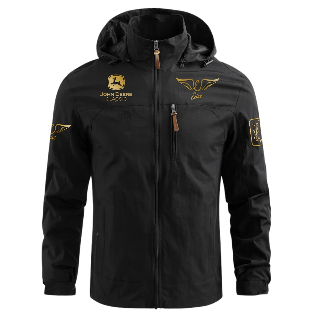 Special Release Edel Golf John Deere Classic Waterproof Outdoor Jacket QTJD231024A01EG - Black