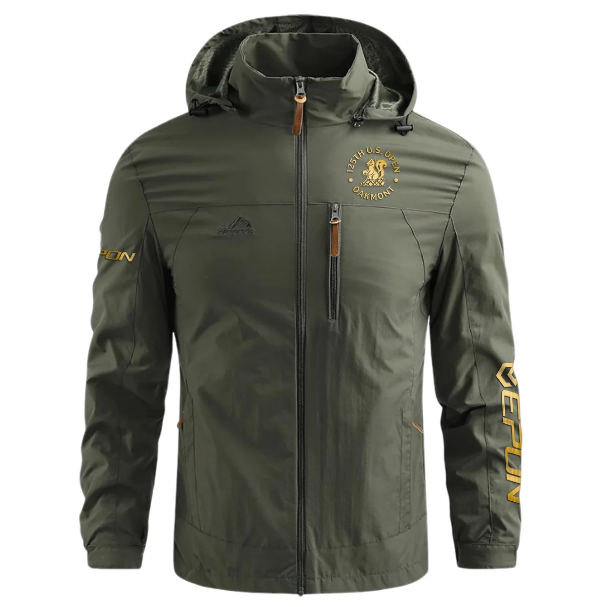 Special Release Epon 125th U.S. Open Oakmont Waterproof Outdoor Jacket QTUSG231024A1EP - Military Green