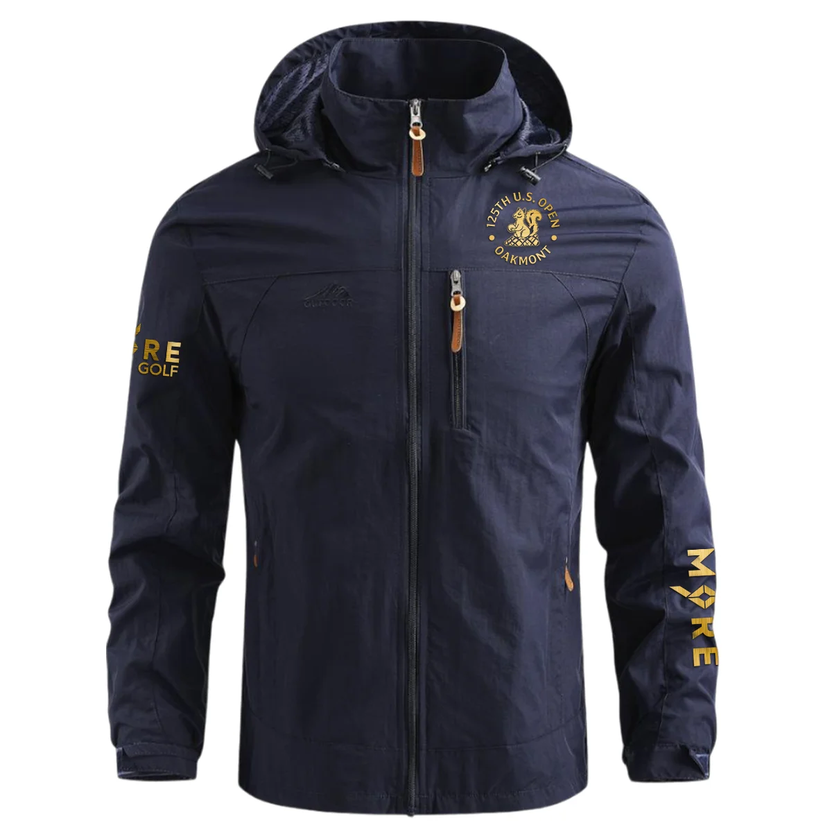 Special Release More Golf 125th U.S. Open Oakmont Waterproof Outdoor Jacket QTUSG231024A1MOR - Blue