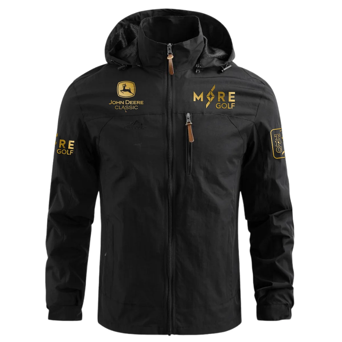 Special Release More Golf John Deere Classic Waterproof Outdoor Jacket QTJD231024A01MOR - Black