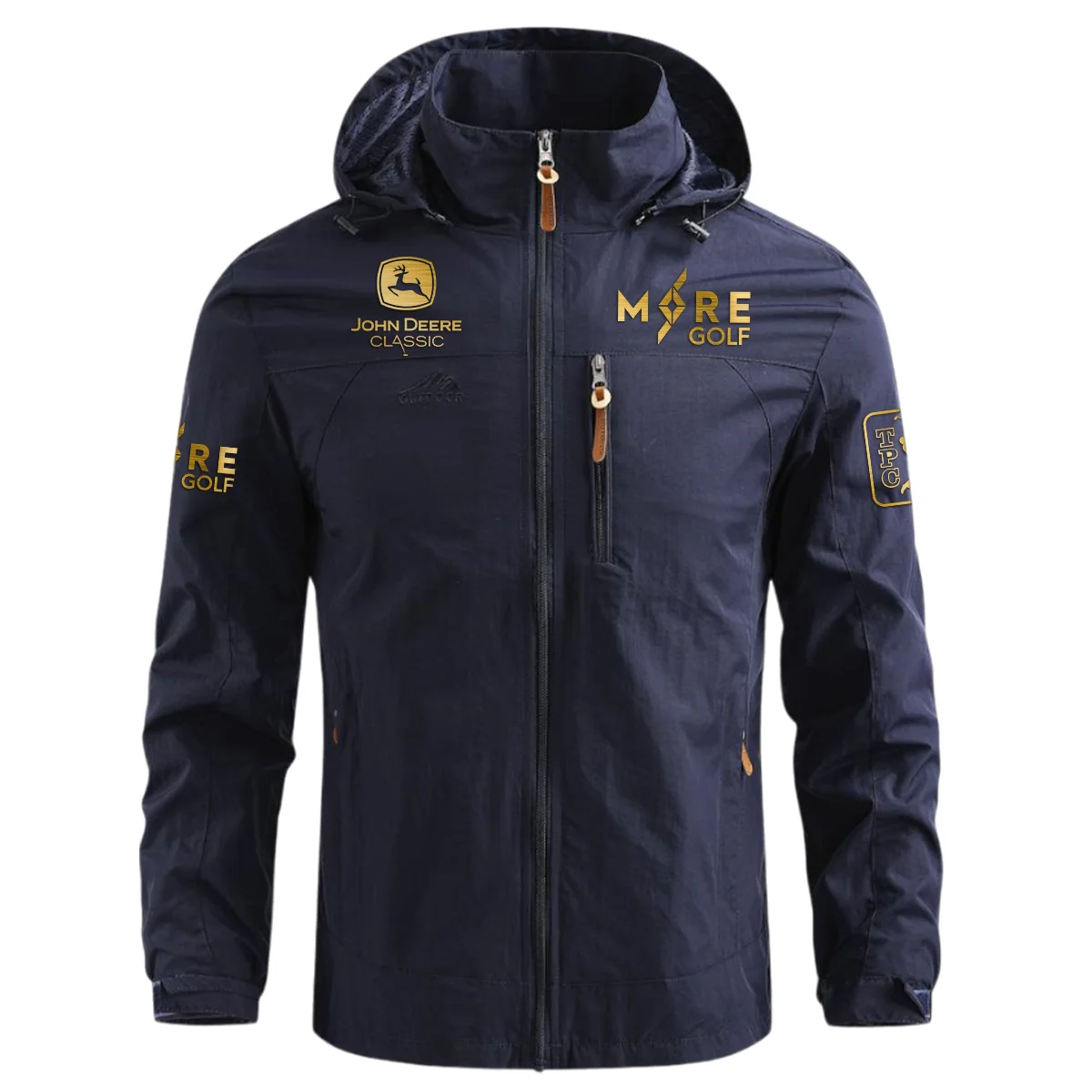 Special Release More Golf John Deere Classic Waterproof Outdoor Jacket QTJD231024A01MOR - Blue