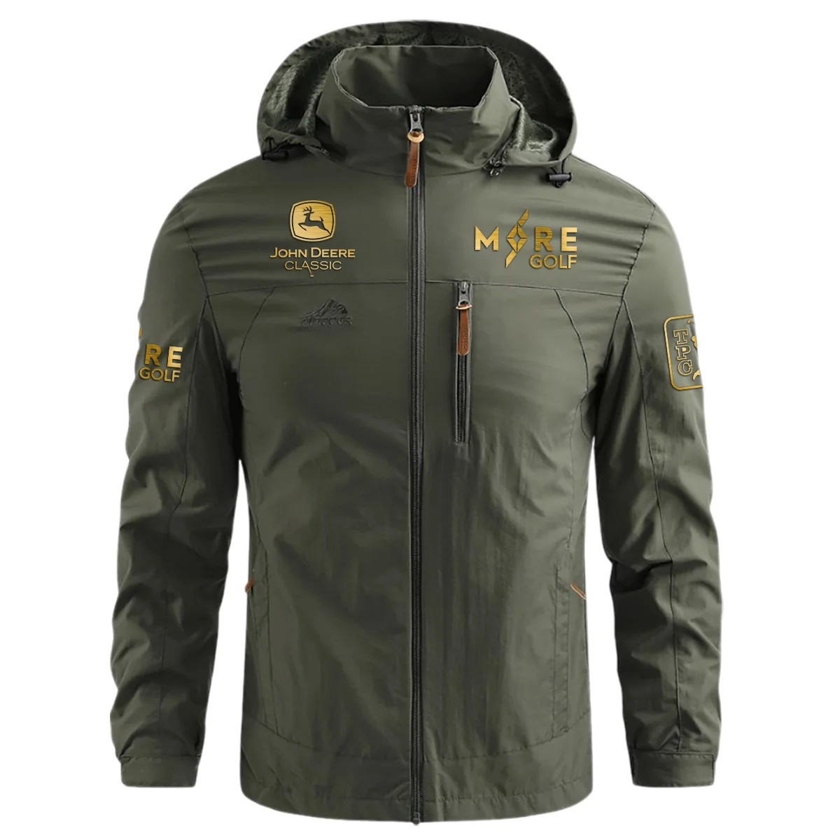 Special Release More Golf John Deere Classic Waterproof Outdoor Jacket QTJD231024A01MOR - Military Green