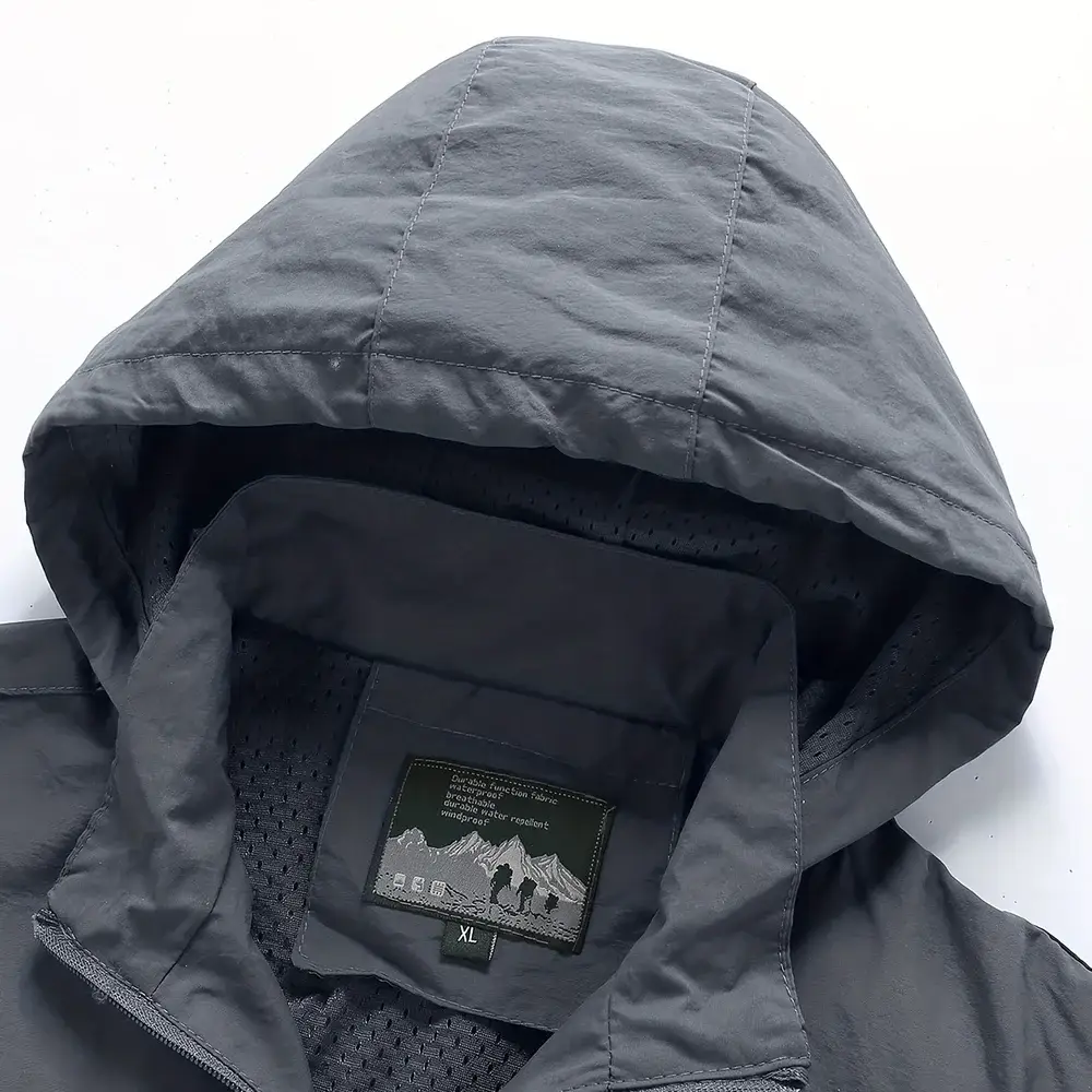 Special Release Nike 125th U.S. Open Oakmont Waterproof Outdoor Jacket QTUSG231024A1NK - Gray