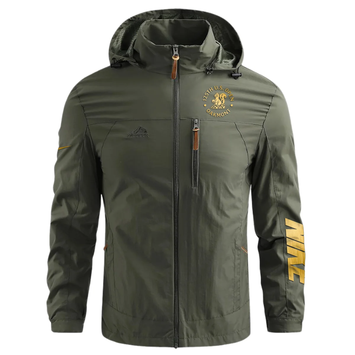 Special Release Nike 125th U.S. Open Oakmont Waterproof Outdoor Jacket QTUSG231024A1NK - Military Green