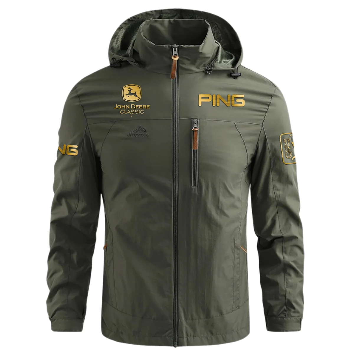 Special Release Ping John Deere Classic Waterproof Outdoor Jacket QTJD231024A01PI - Gray