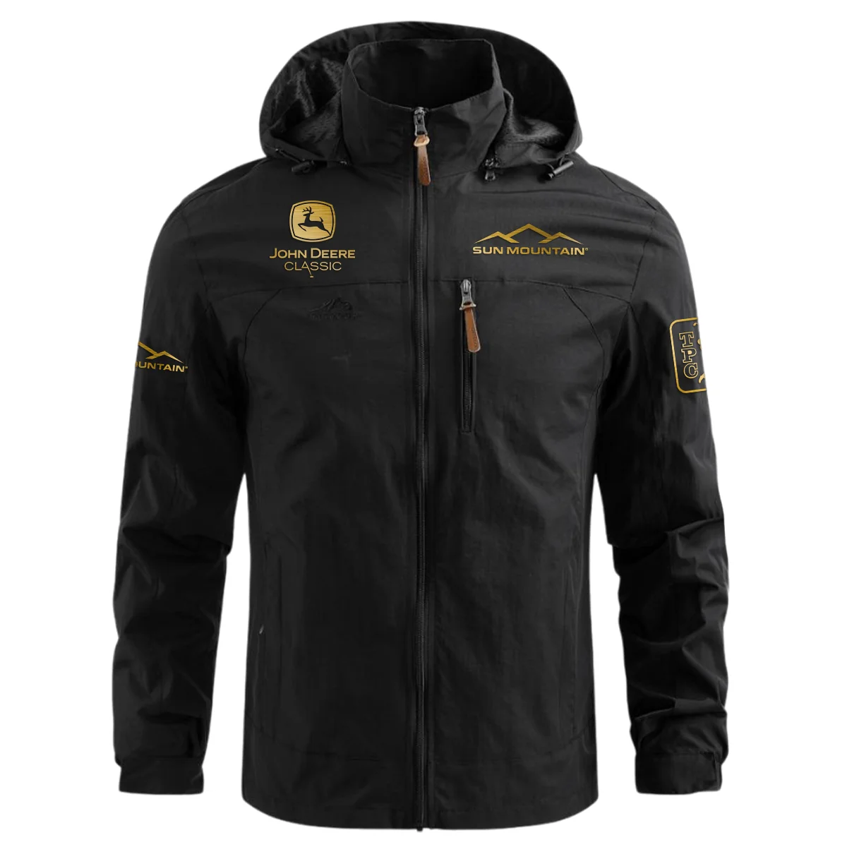 Special Release Sun Mountain John Deere Classic Waterproof Outdoor Jacket QTJD231024A01SM - Black