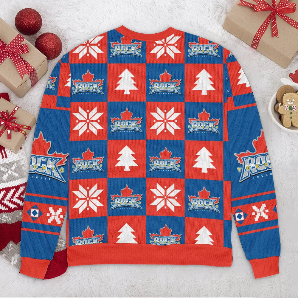 Special Release Ugly Sweater Toronto Rock National Lacrosse League All Over Prints Christmas Season HONLL190924SW01TOR