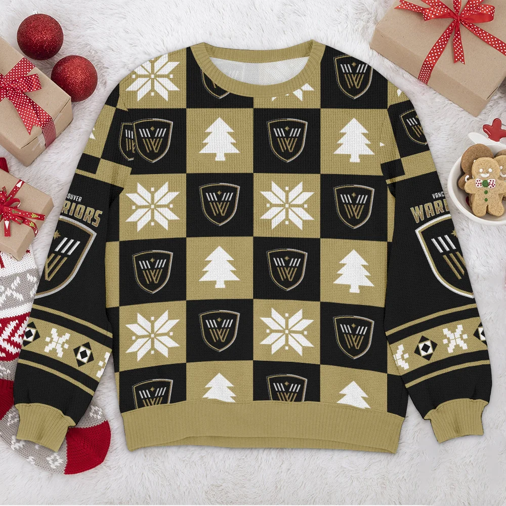 Special Release Ugly Sweater Vancouver Warriors National Lacrosse League All Over Prints Christmas Season HONLL190924SW01VAN