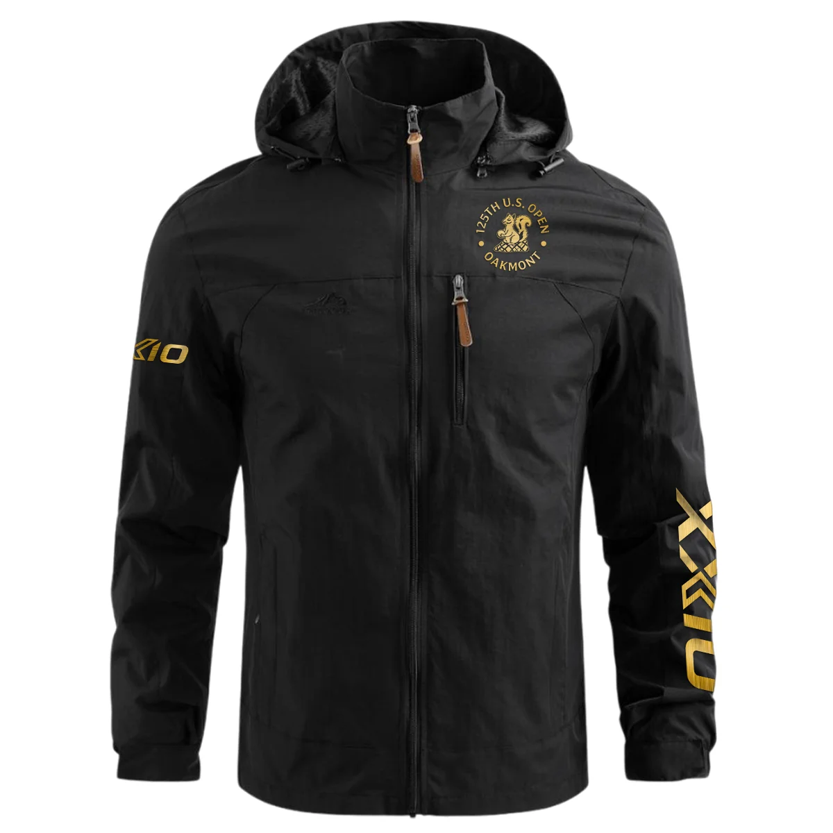 Special Release XXIO 125th U.S. Open Oakmont Waterproof Outdoor Jacket QTUSG231024A1XX - Black