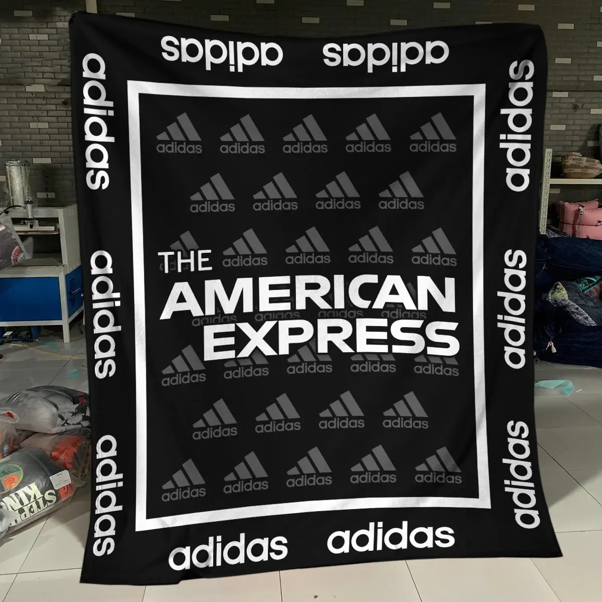 FedEx St. Jude Championship Tournament Adidas Brand Exclusive Logo All Over Prints BLFED221024A01ADBLK - Blanket