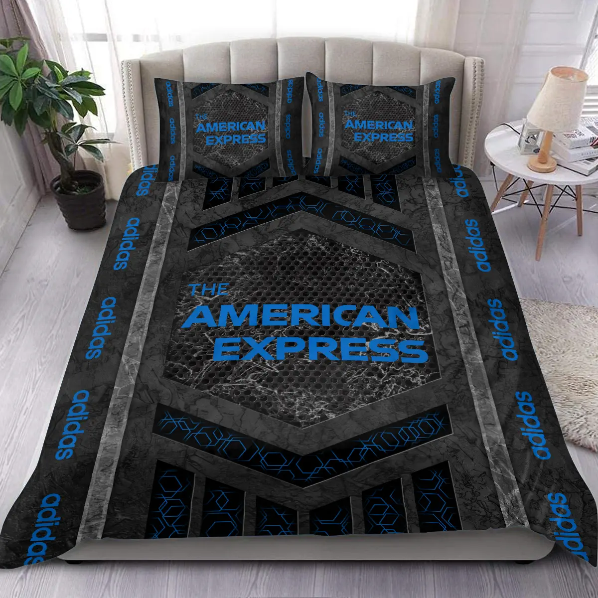 The American Express Golf Tournament Adidas Brand Exclusive Logo All Over Prints BLAEG231024A01ADSJT - Bedding Set