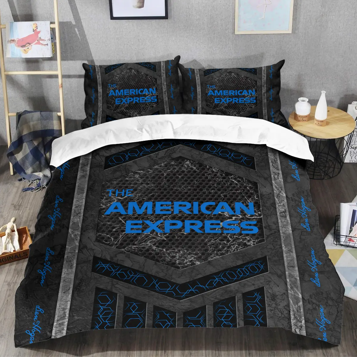 The American Express Golf Tournament Ben Hogan Brand Exclusive Logo All Over Prints BLAEG231024A01BHSJT - Bedding Set