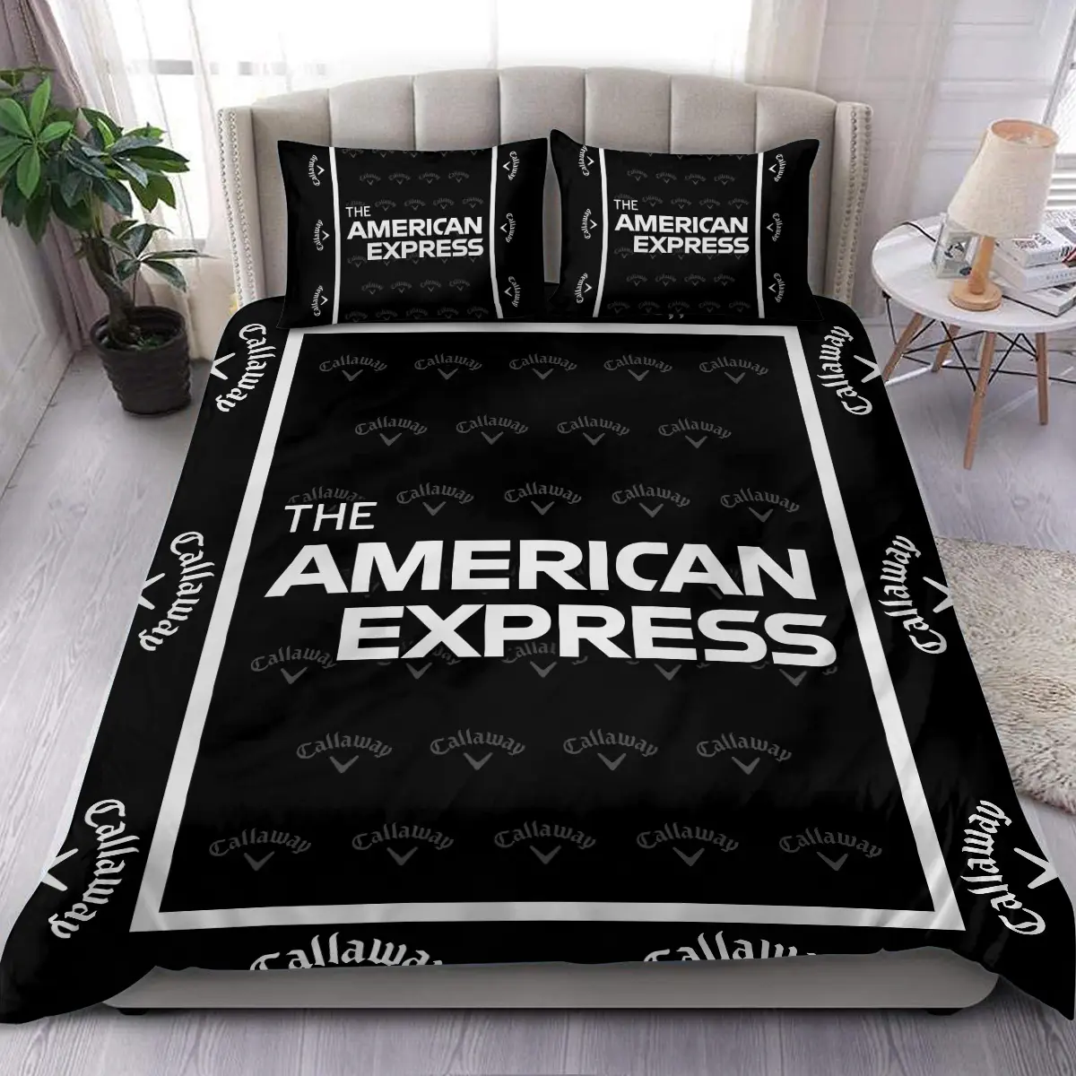 The American Express Golf Tournament Callaway Brand Exclusive Logo All Over Prints BLAEG221024A01CLWSJT - Bedding Set