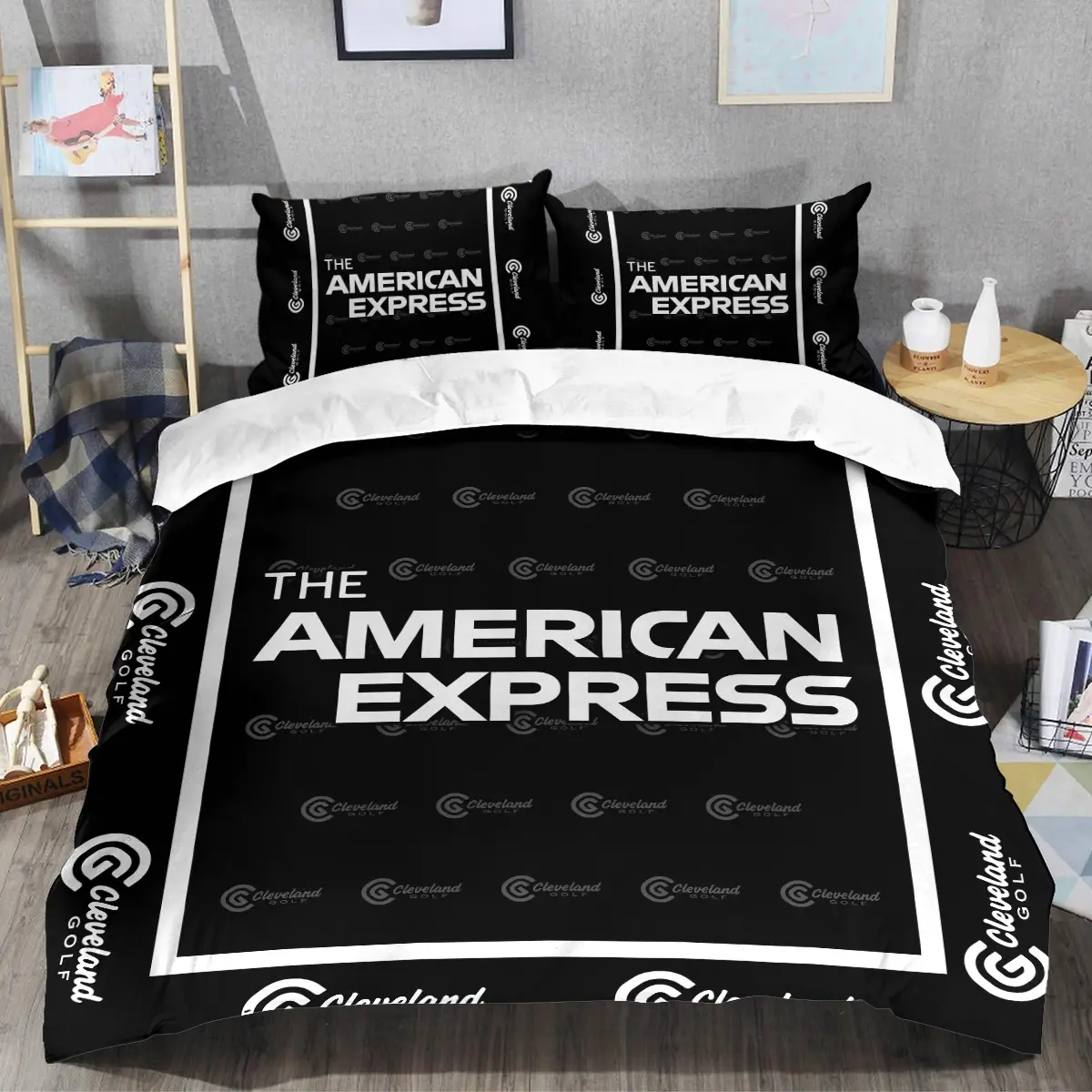 The American Express Golf Tournament Cleveland Golf Brand Exclusive Logo All Over Prints BLAEG221024A01CLSJT - Bedding Set