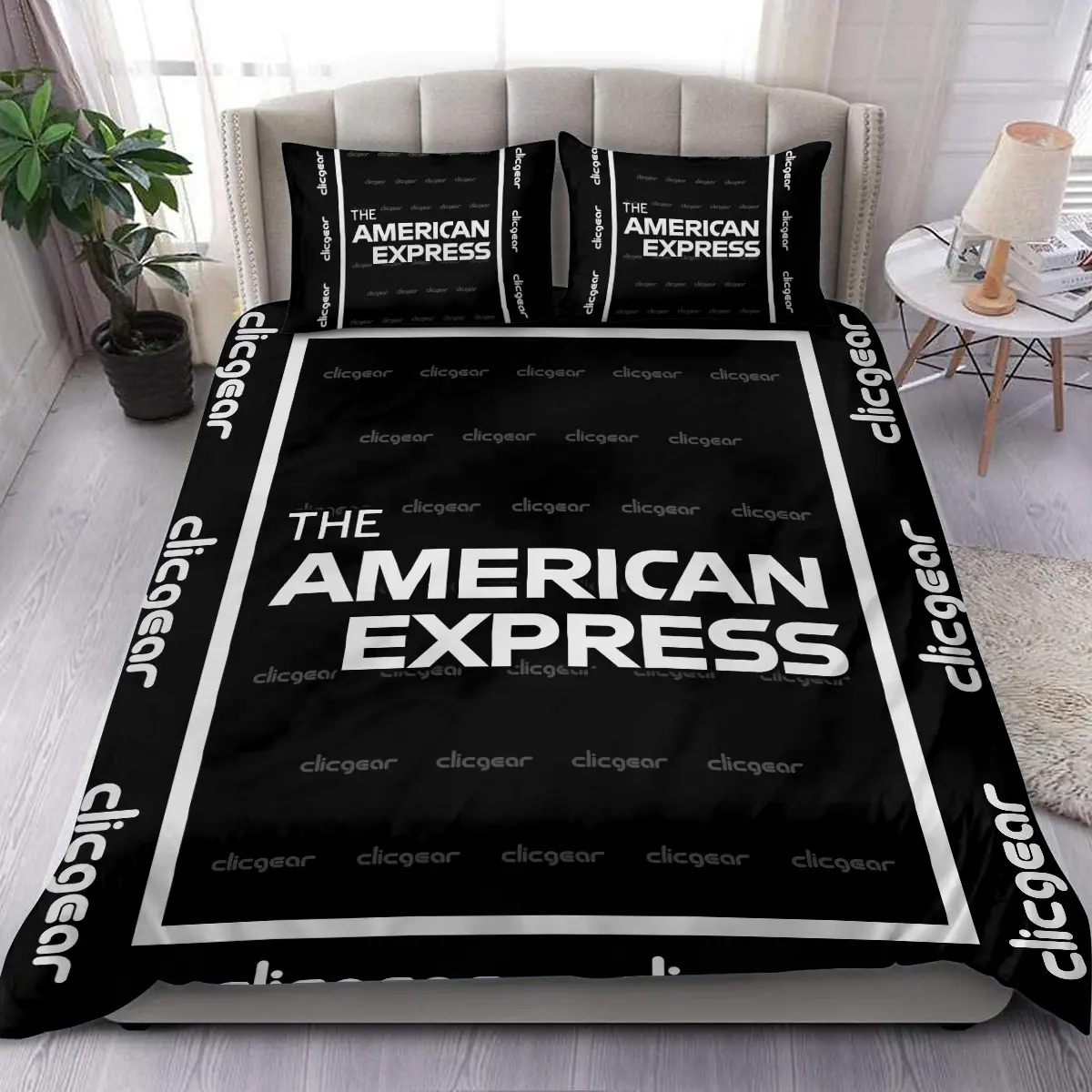 The American Express Golf Tournament Clicgear Brand Exclusive Logo All Over Prints BLAEG221024A01CLISJT - Bedding Set