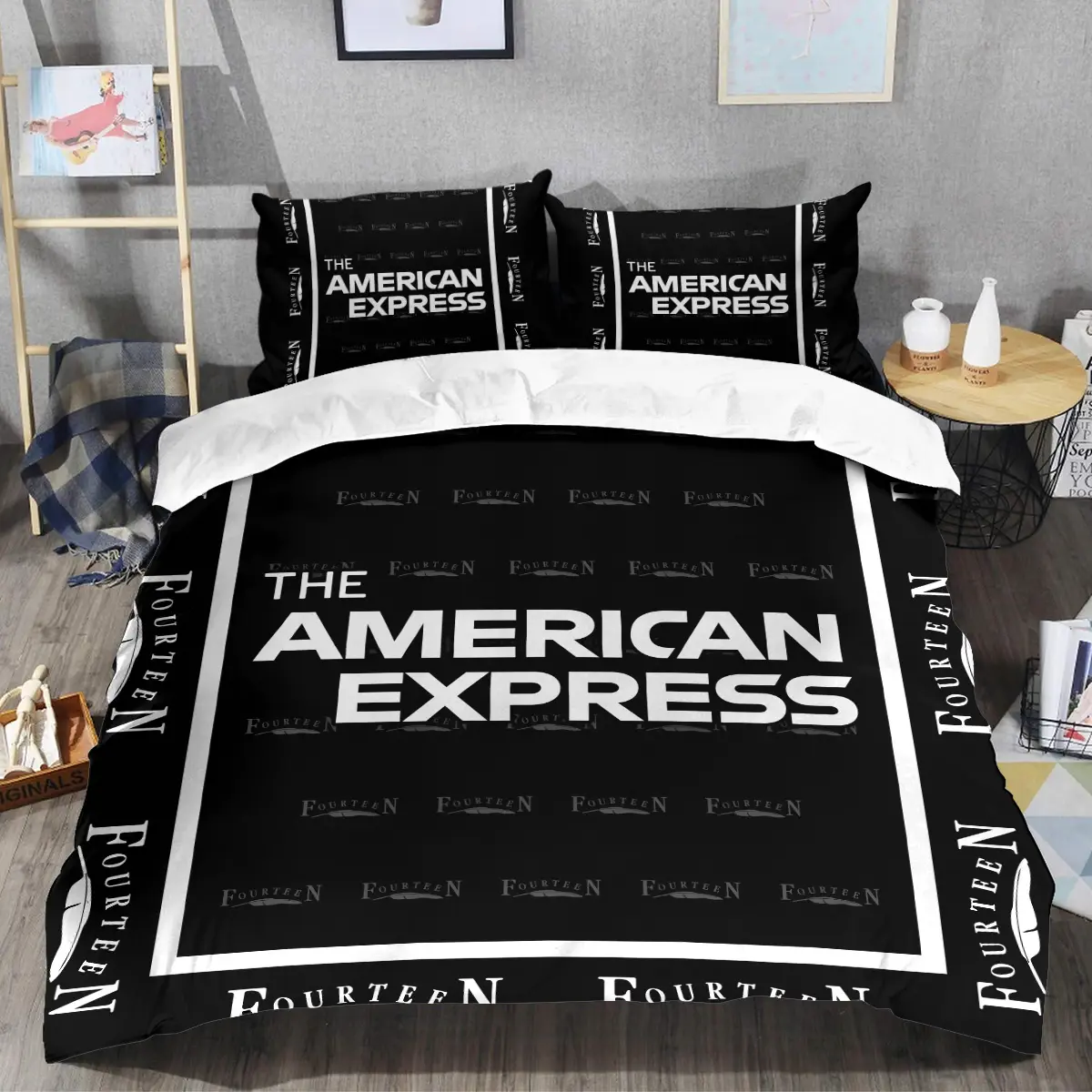 The American Express Golf Tournament Fourteen Golf Brand Exclusive Logo All Over Prints BLAEG221024A01FGSJT - Bedding Set