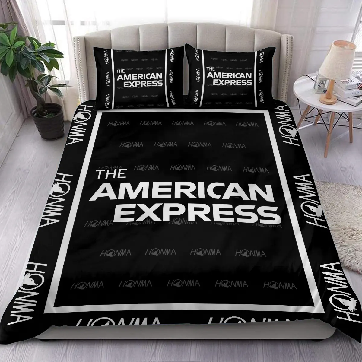 The American Express Golf Tournament Honma Brand Exclusive Logo All Over Prints BLAEG221024A01HOSJT - Bedding Set