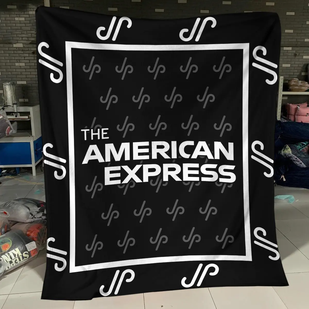 The American Express Golf Tournament JP Golf Brand Exclusive Logo All Over Prints BLAEG221024A01JPBLK - Blanket