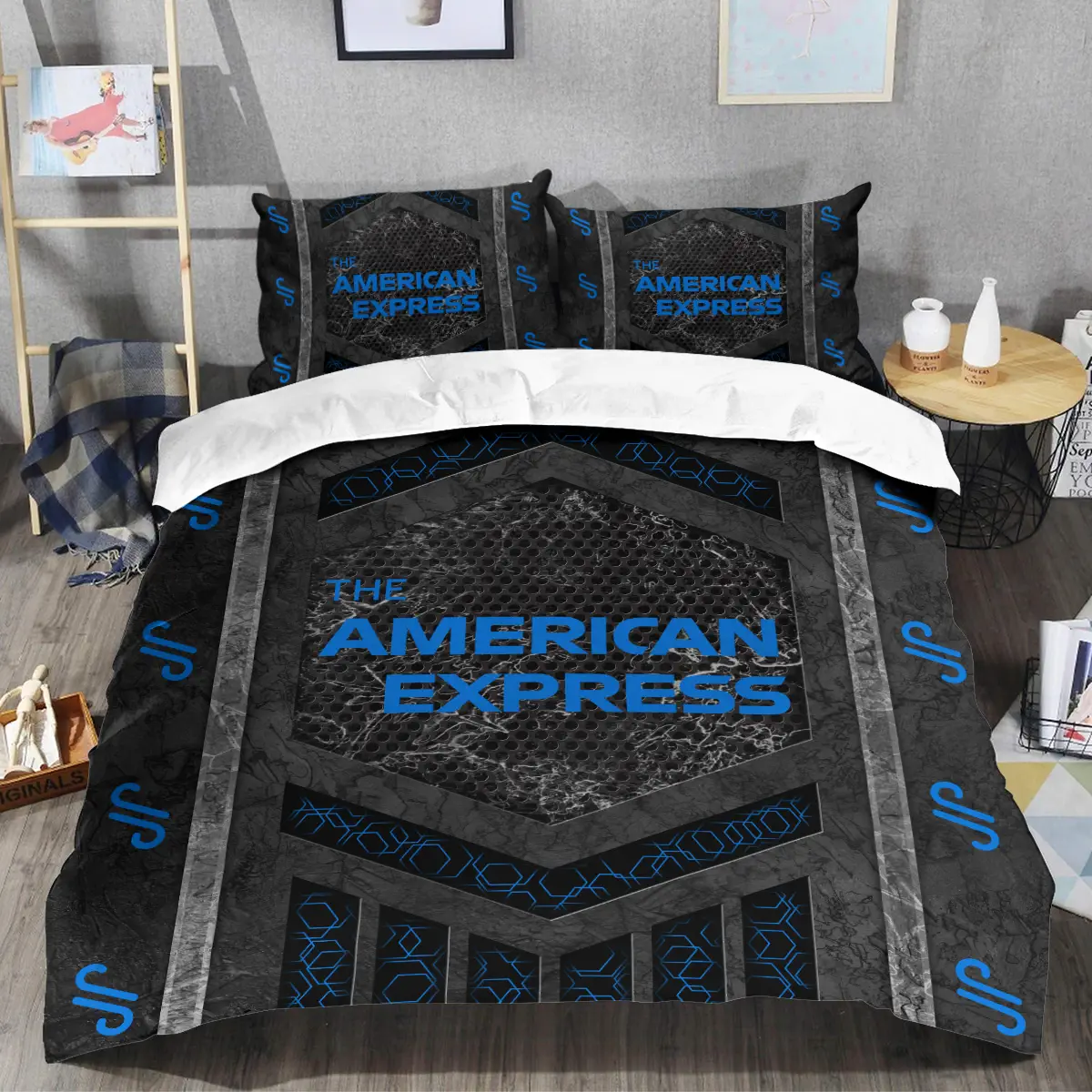 The American Express Golf Tournament JP Golf Brand Exclusive Logo All Over Prints BLAEG231024A01JPSJT - Bedding Set