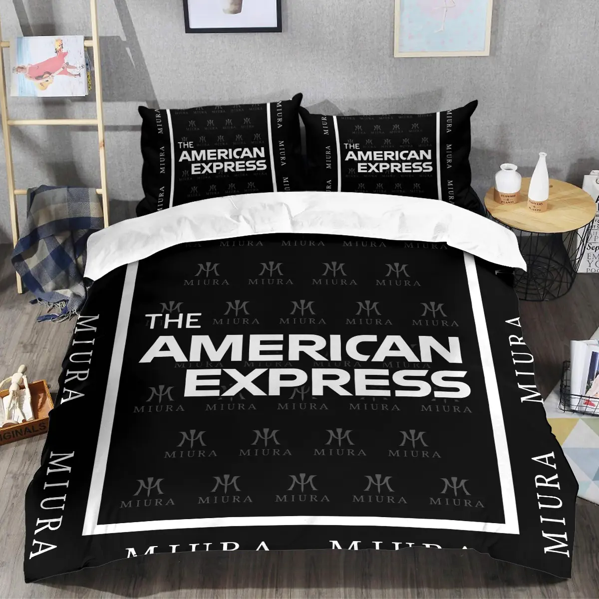 The American Express Golf Tournament Miura Golf Brand Exclusive Logo All Over Prints BLAEG221024A01MGSJT - Bedding Set