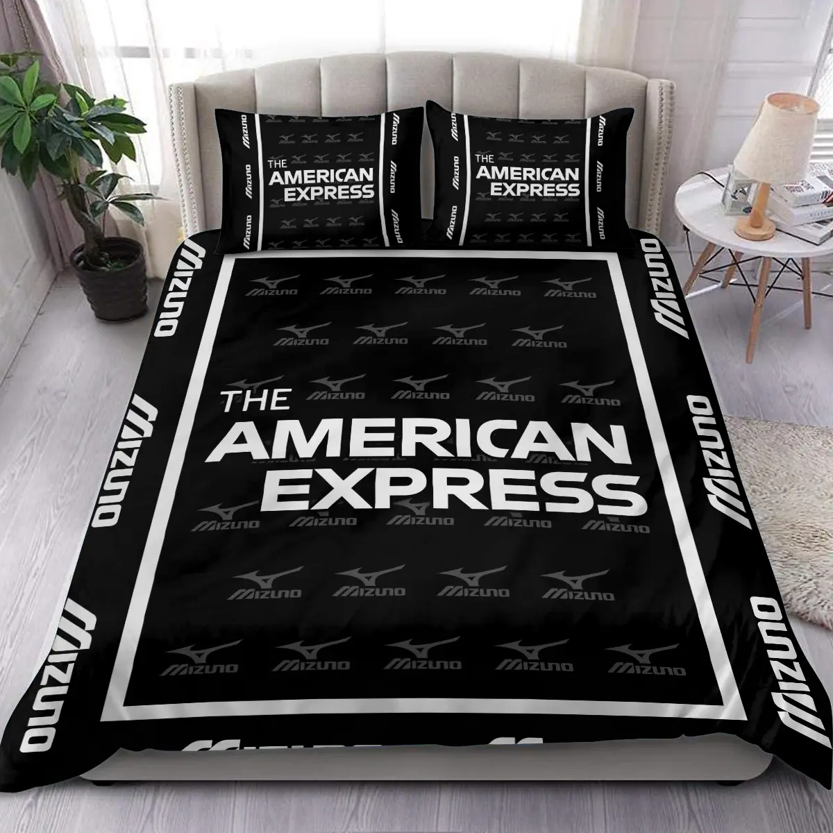 The American Express Golf Tournament Mizuno Brand Exclusive Logo All Over Prints BLAEG221024A01MIZSJT - Bedding Set