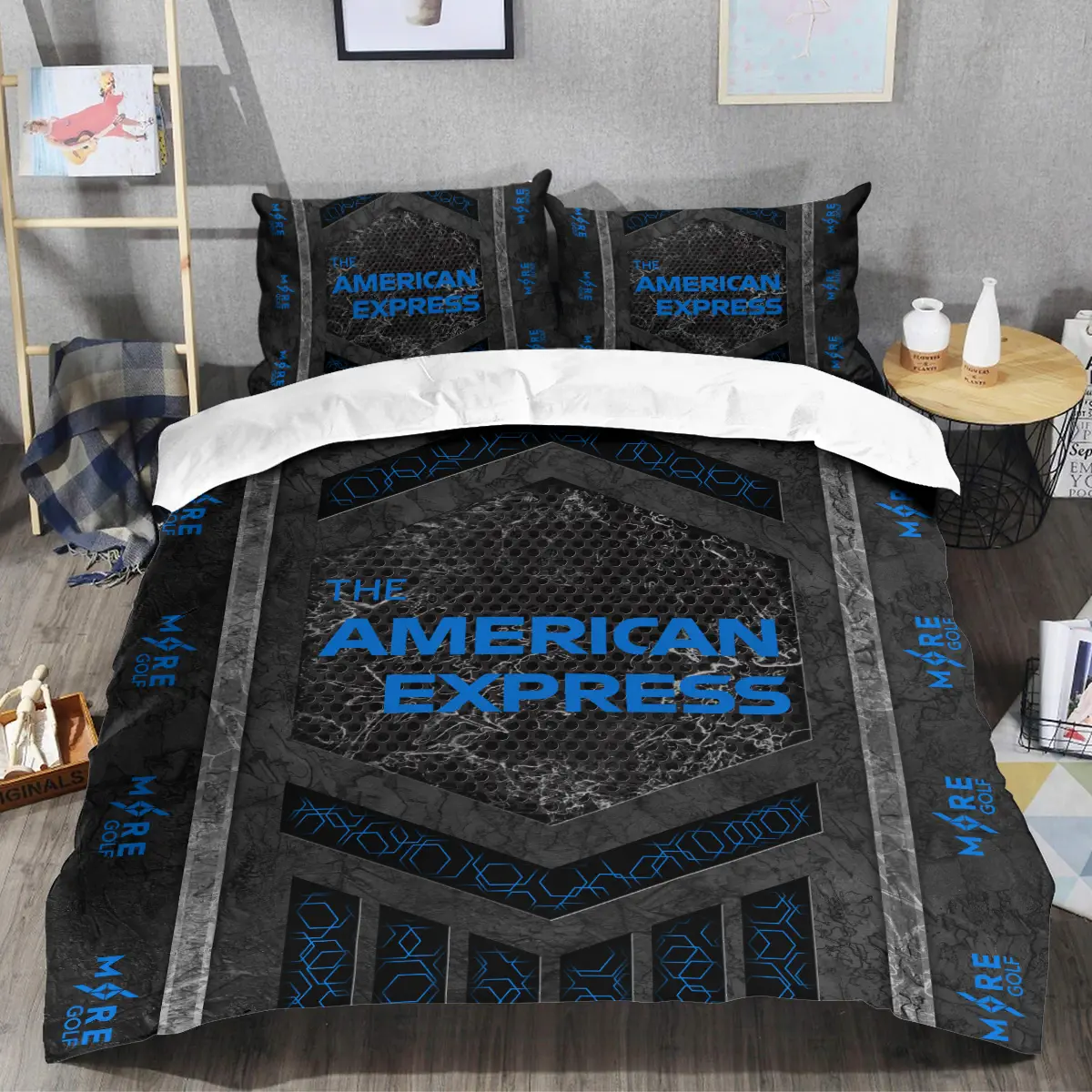 The American Express Golf Tournament More Golf Brand Exclusive Logo All Over Prints BLAEG231024A01MORSJT - Bedding Set