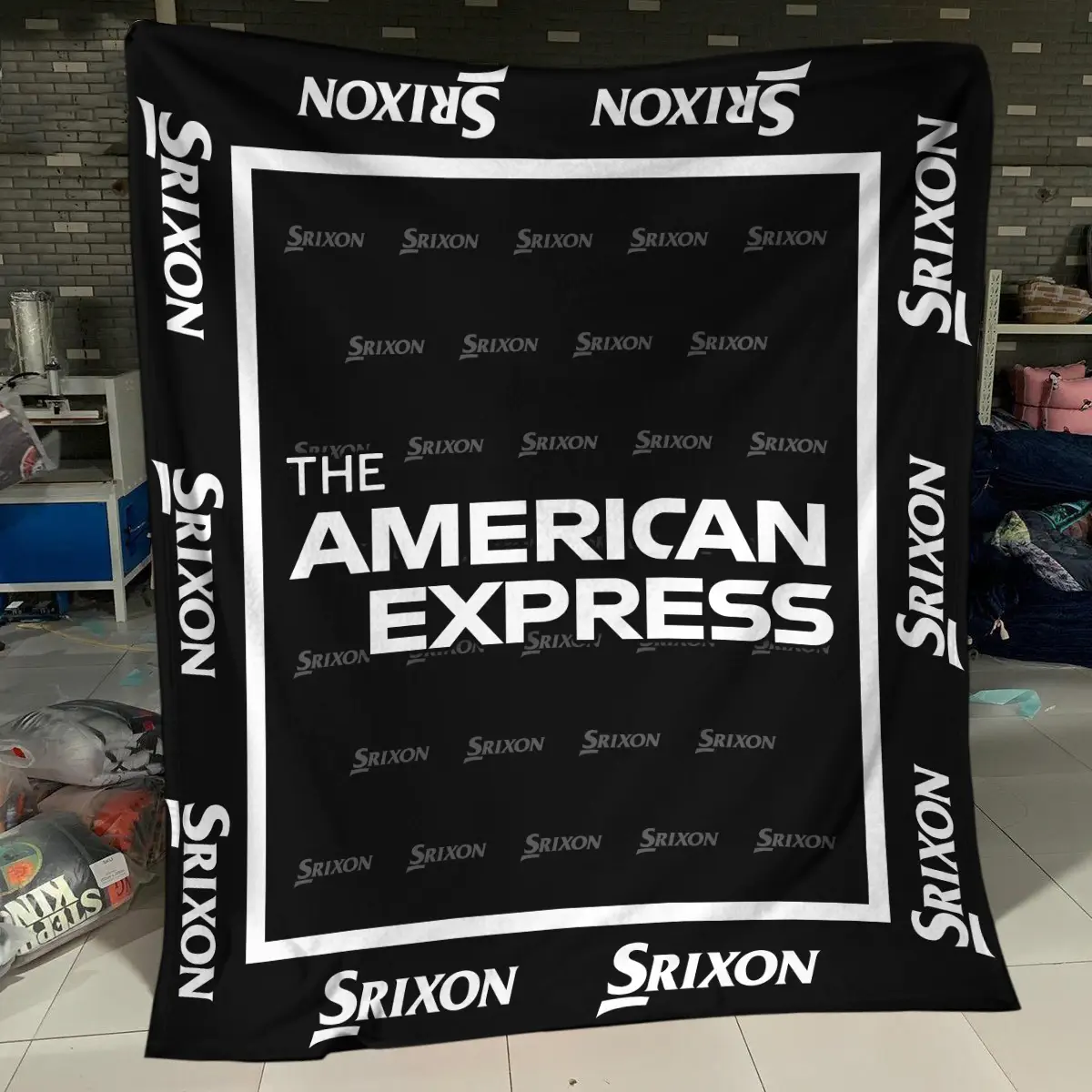 The American Express Golf Tournament Srixon Brand Exclusive Logo All Over Prints BLAEG221024A01SRBLK - Blanket