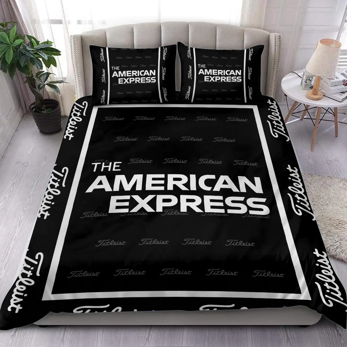 The American Express Golf Tournament Titleist Brand Exclusive Logo All Over Prints BLAEG221024A01TLSJT - Bedding Set