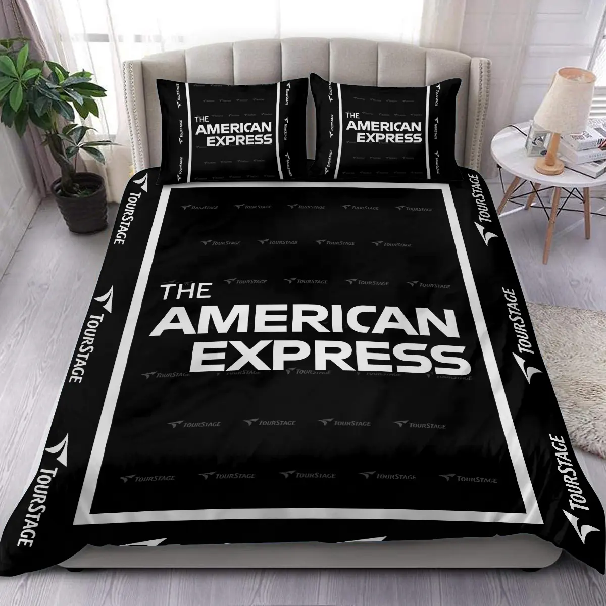 The American Express Golf Tournament Tourstage Brand Exclusive Logo All Over Prints BLAEG221024A01TOUSJT - Bedding Set