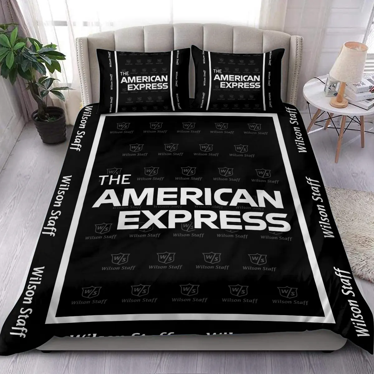 The American Express Golf Tournament Wilson Staff Brand Exclusive Logo All Over Prints BLAEG221024A01WSSJT - Bedding Set