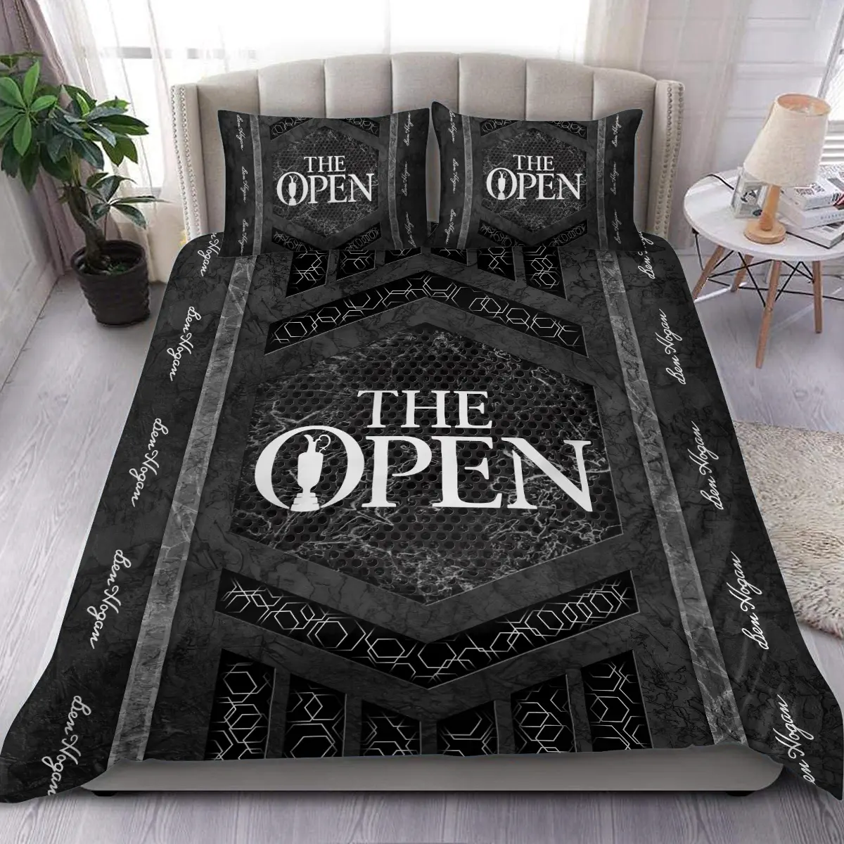 125th U.S. Open Tournament Ben Hogan Brand Exclusive Logo All Over Prints BL125231024A01BHSJT - Bedding Set