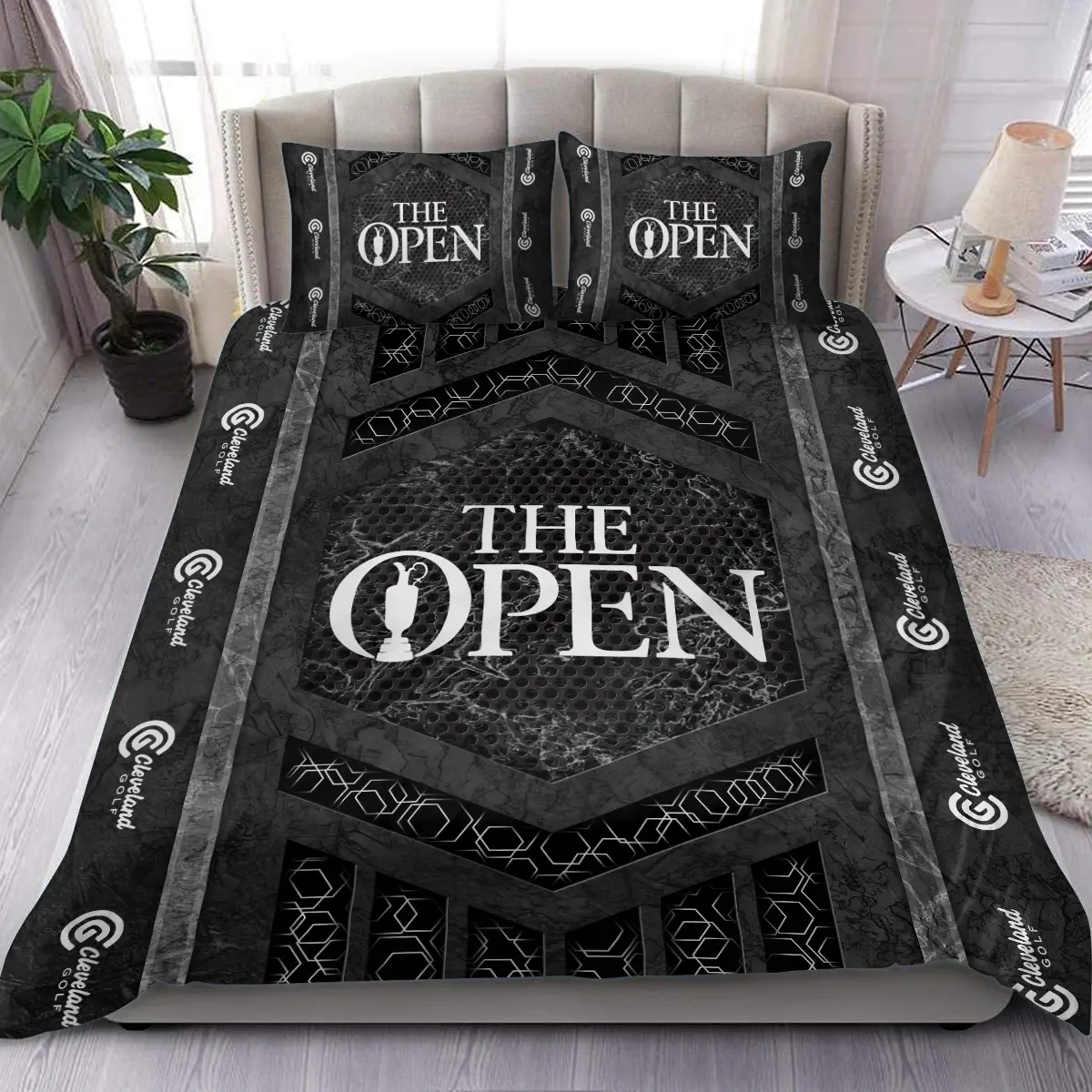 The Open Championship Tournament Cleveland Golf Brand Exclusive Logo All Over Prints BLTOC231024A01CLSJT - Bedding Set