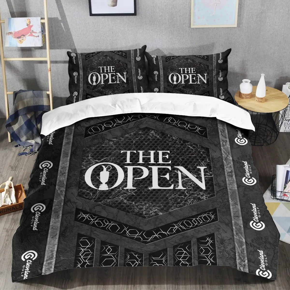 The Open Championship Tournament Cleveland Golf Brand Exclusive Logo All Over Prints BLTOC231024A01CLSJT - Bedding Set