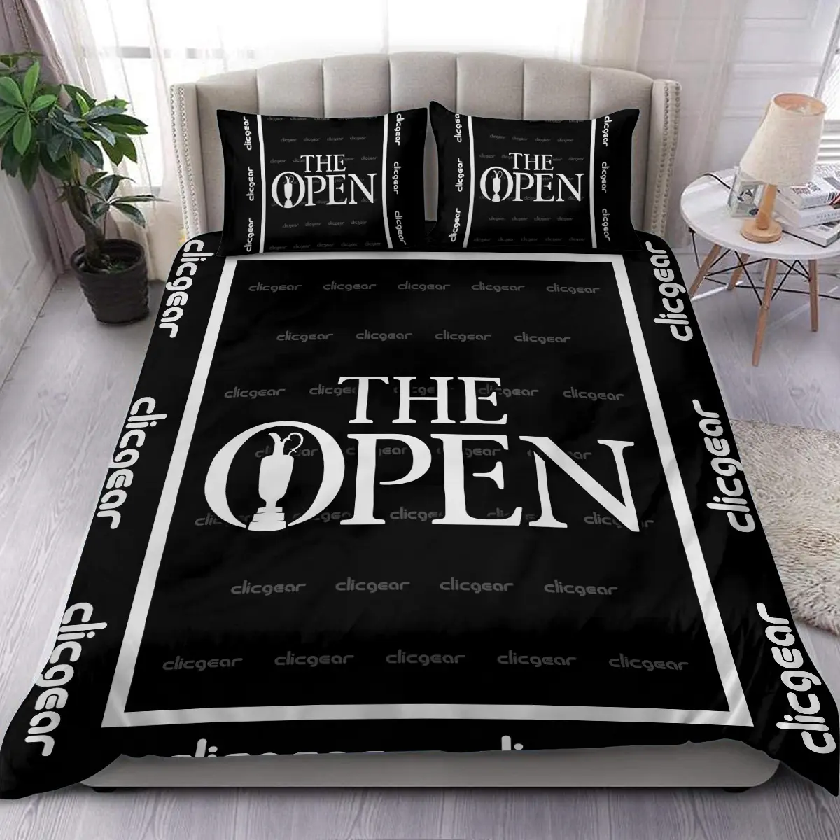 125th U.S. Open Tournament Clicgear Brand Exclusive Logo All Over Prints BL125221024A01CLISJT - Bedding Set