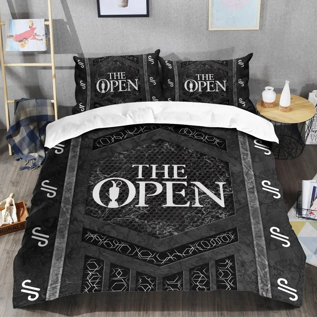 The Open Championship Tournament JP Golf Brand Exclusive Logo All Over Prints BLTOC231024A01JPSJT - Bedding Set