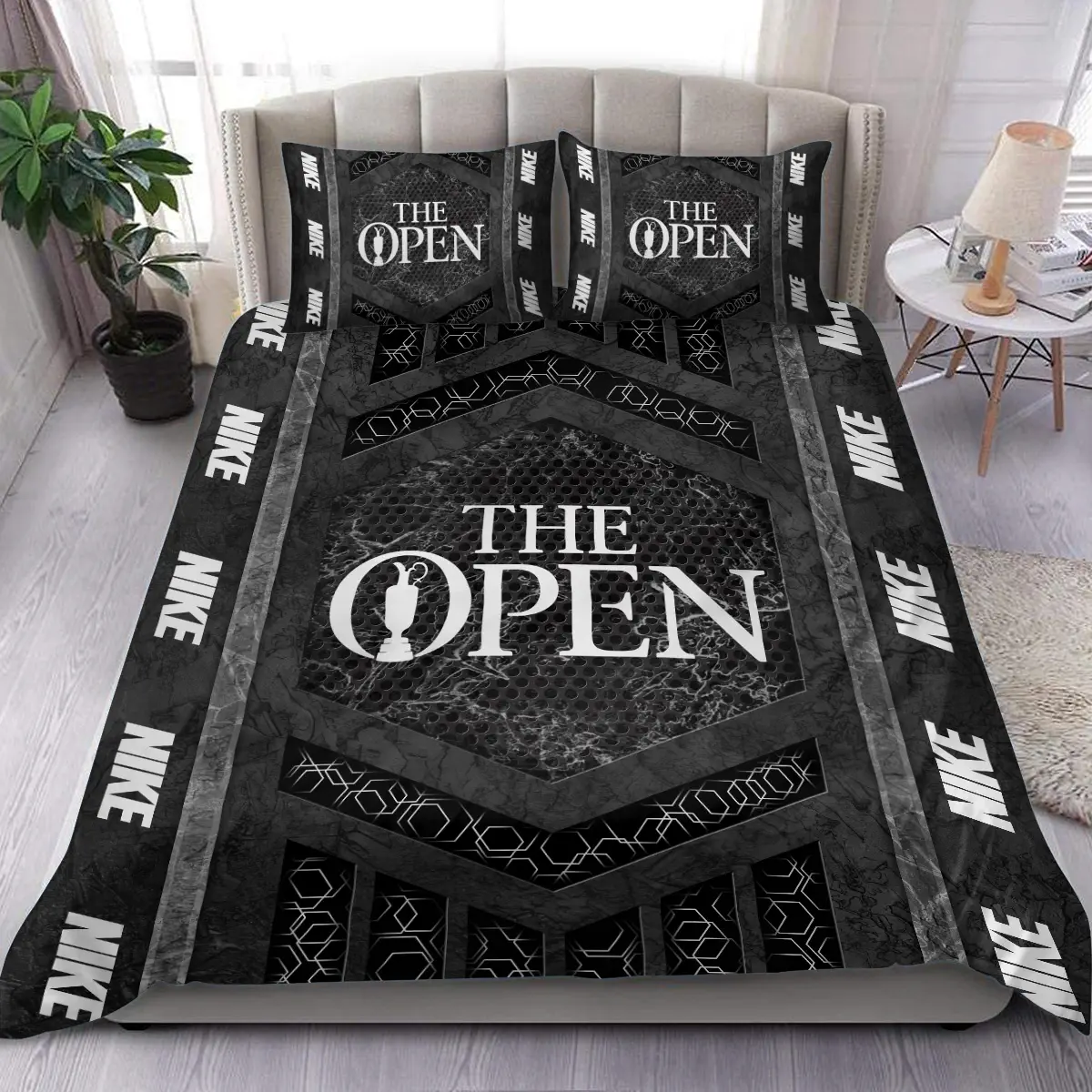 125th U.S. Open Tournament Nike Brand Exclusive Logo All Over Prints BL125231024A01NKSJT - Bedding Set