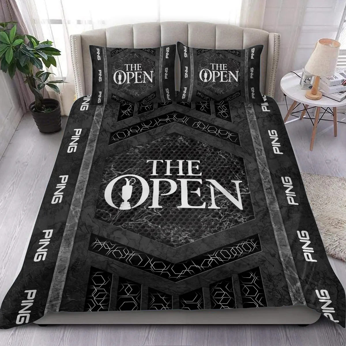 The Open Championship Tournament Ping Brand Exclusive Logo All Over Prints BLTOC231024A01PISJT - Bedding Set