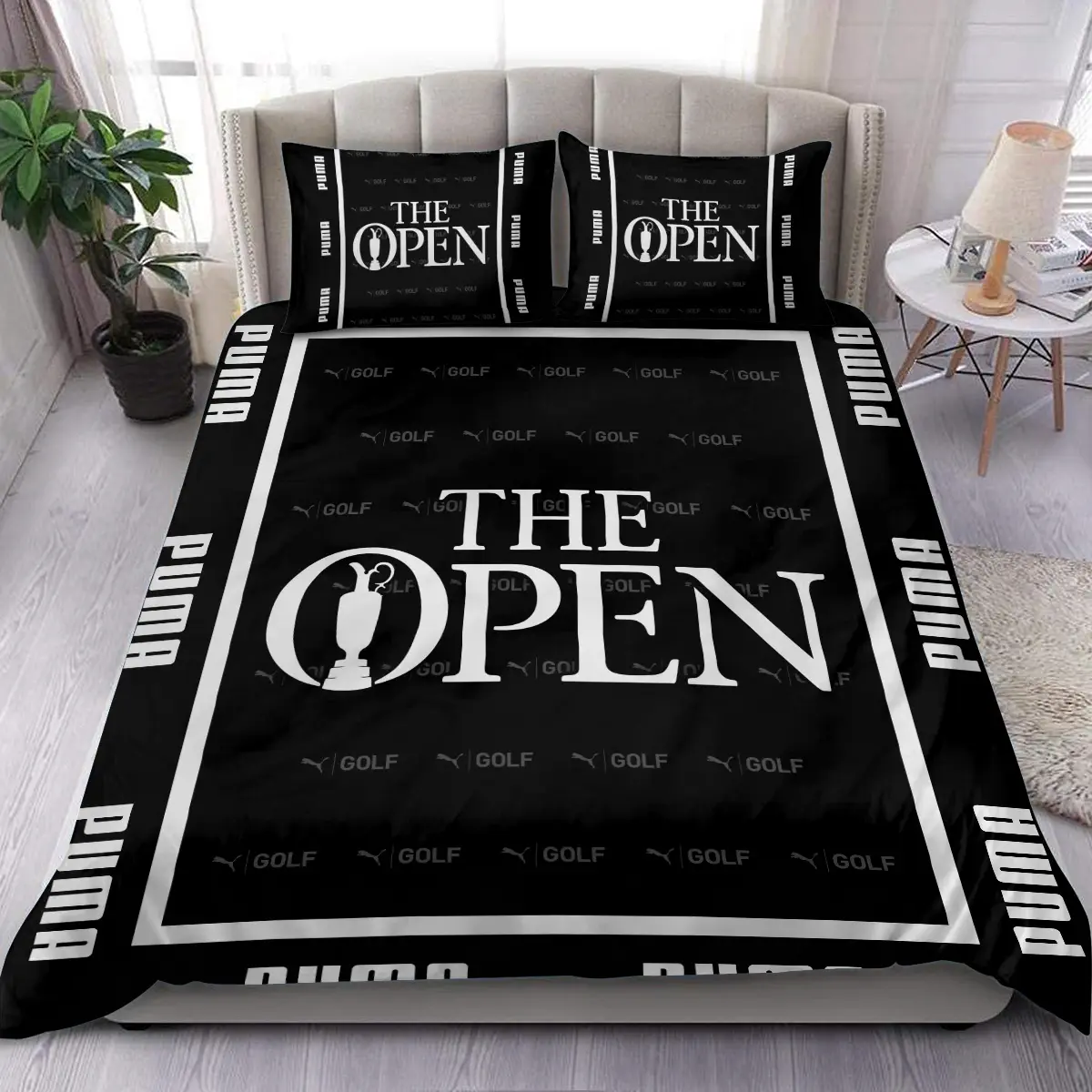 The Open Championship Tournament PUMA Golf Brand Exclusive Logo All Over Prints BLTOC221024A01PUMSJT - Bedding Set