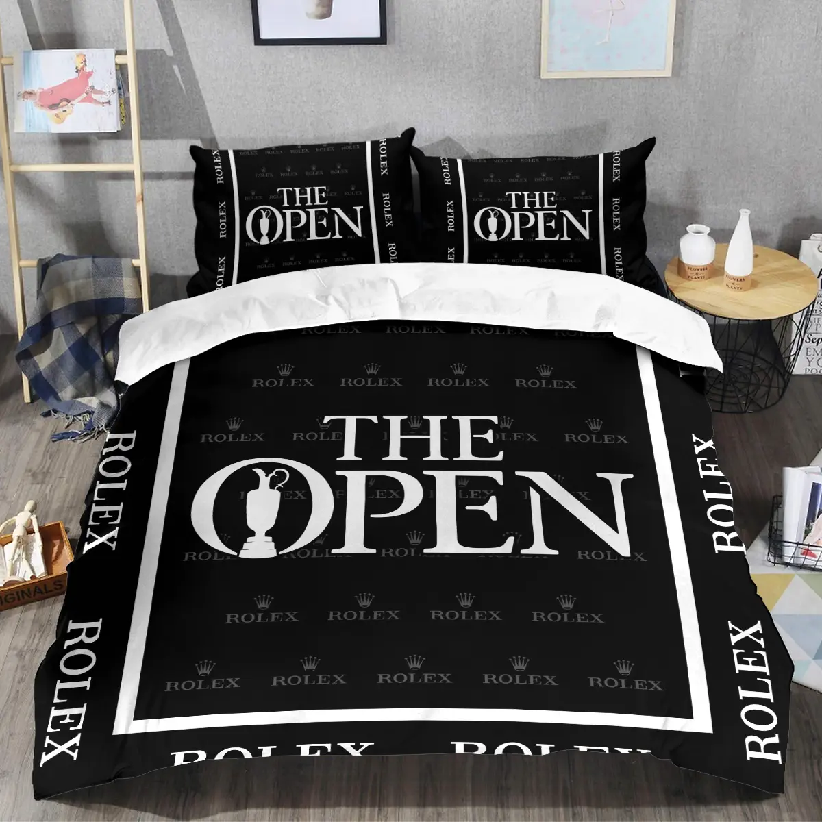 The Open Championship Tournament Rolex Brand Exclusive Logo All Over Prints BLTOC221024A01ROXSJT - Bedding Set