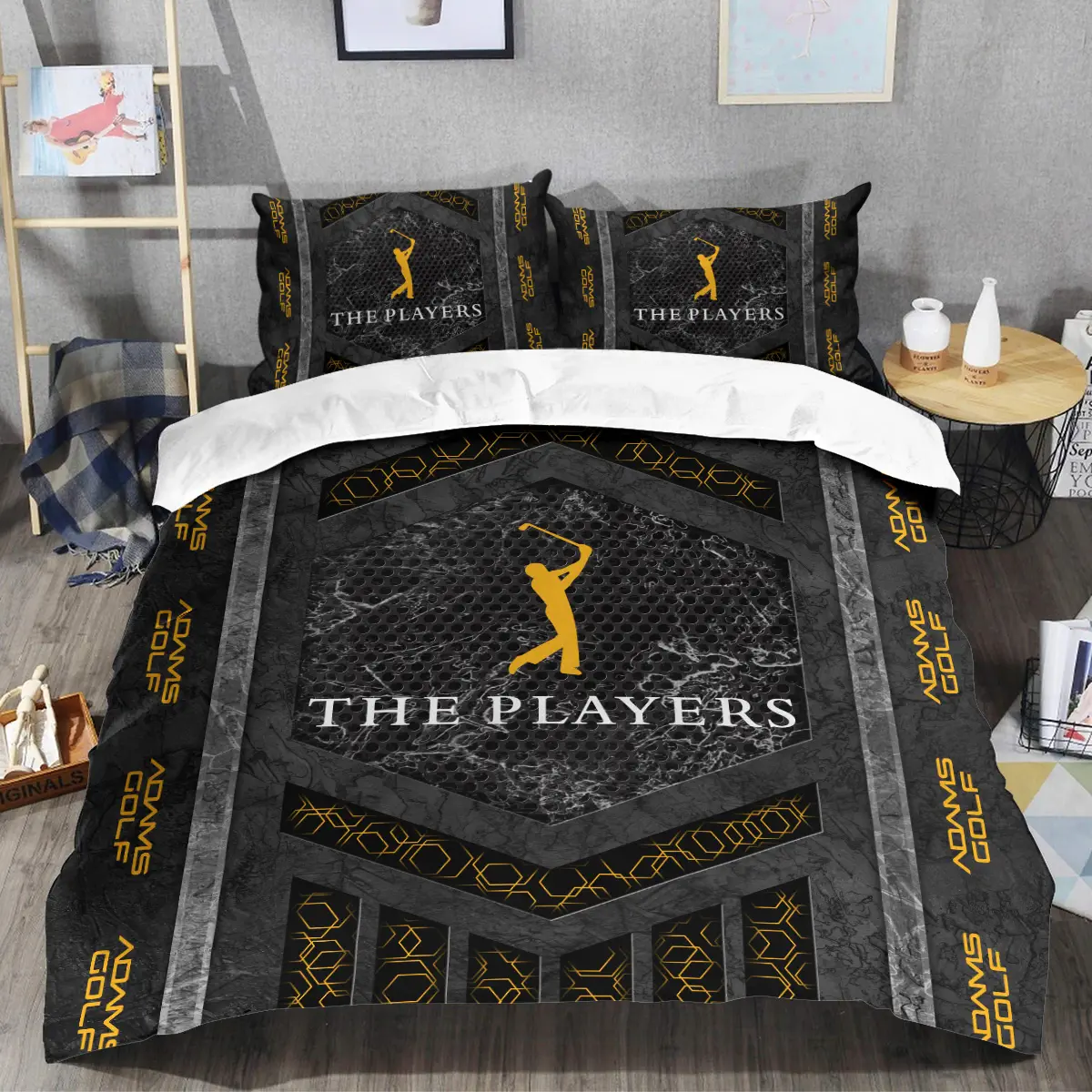 The Players Championship Tournament Adams Golf Brand Exclusive Logo All Over Prints BLTPS231024A01AGSJT - Bedding Set