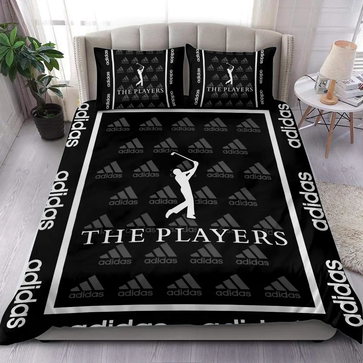 The Players Championship Tournament Adidas Brand Exclusive Logo All Over Prints BLTPS221024A01ADSJT - Bedding Set