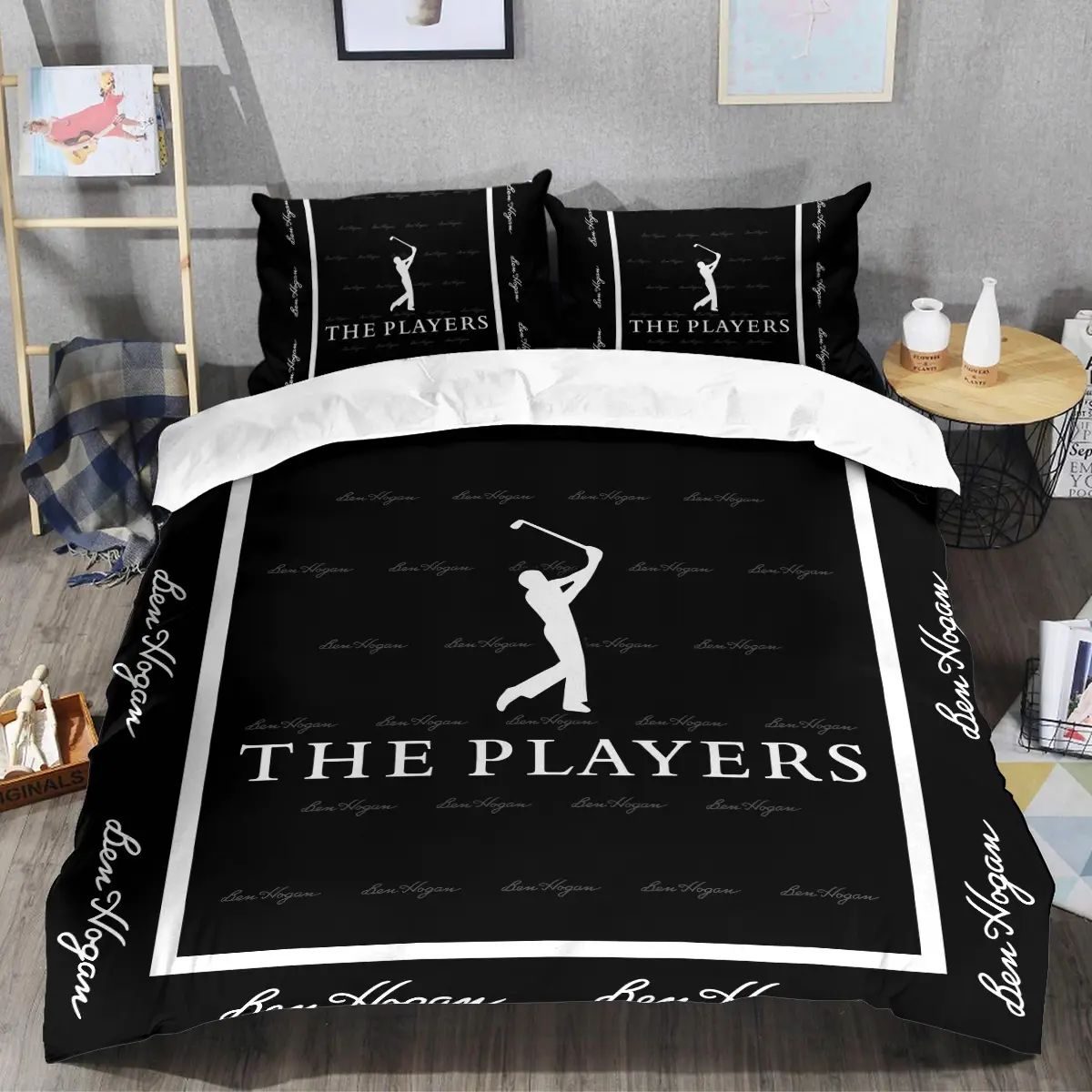 The Players Championship Tournament Ben Hogan Brand Exclusive Logo All Over Prints BLTPS221024A01BHSJT - Bedding Set