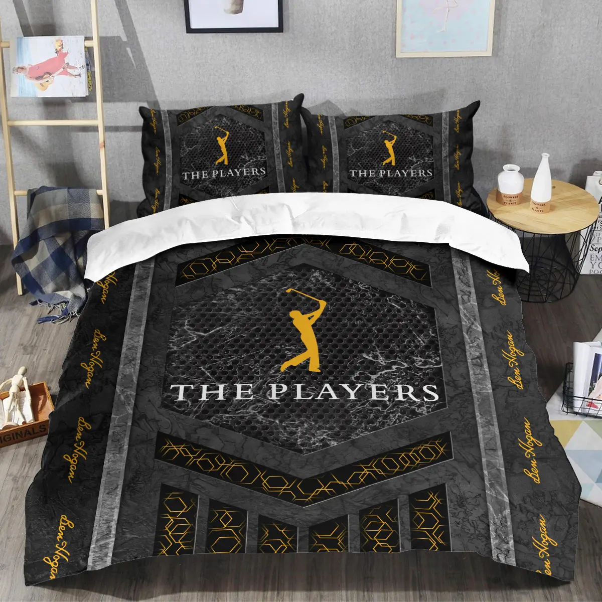 The Players Championship Tournament Ben Hogan Brand Exclusive Logo All Over Prints BLTPS231024A01BHSJT - Bedding Set