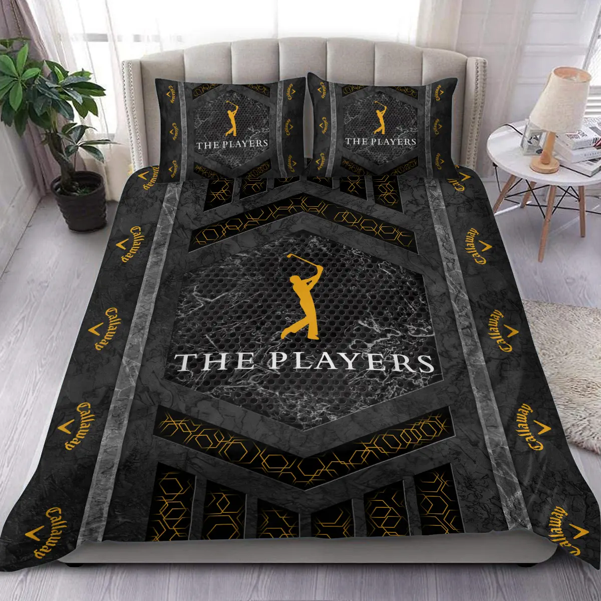 The Players Championship Tournament Callaway Brand Exclusive Logo All Over Prints BLTPS231024A01CLWSJT - Bedding Set