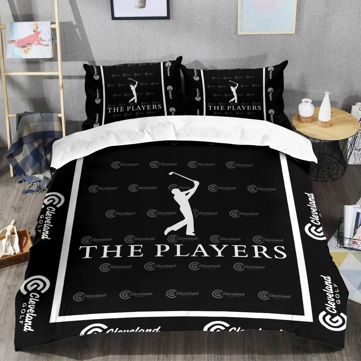 The Players Championship Tournament Cleveland Golf Brand Exclusive Logo All Over Prints BLTPS221024A01CLSJT - Bedding Set