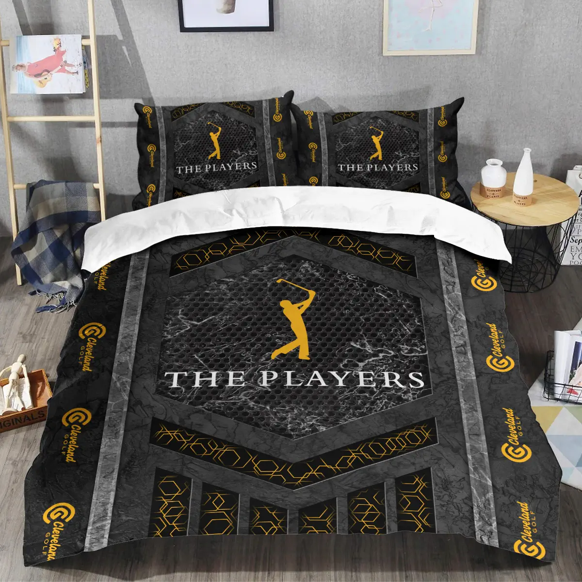 The Players Championship Tournament Cleveland Golf Brand Exclusive Logo All Over Prints BLTPS231024A01CLSJT - Bedding Set