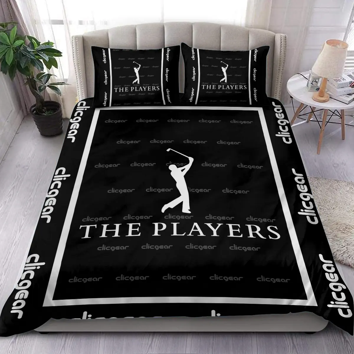 Ryder Cup Tournament Clicgear Brand Exclusive Logo All Over Prints BLRC221024A01CLISJT - Bedding Set